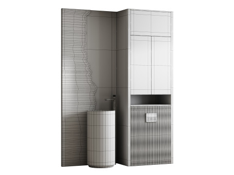 Меблі для ванної 37 3D Модель