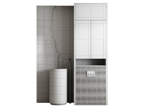 Меблі для ванної 37 3D Модель