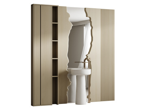 Меблі для ванної 38 3D Модель