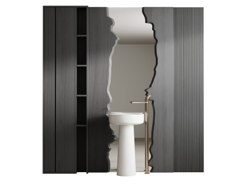 Меблі для ванної 38 3D Модель