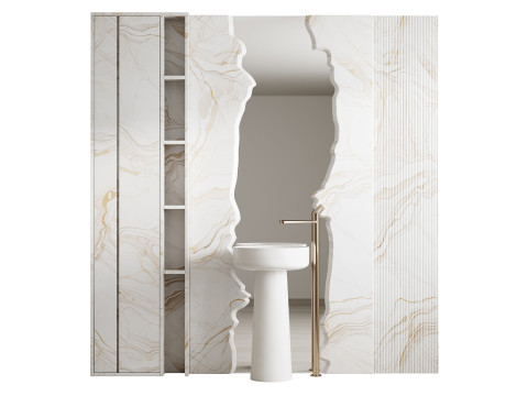 Меблі для ванної 38 3D Модель