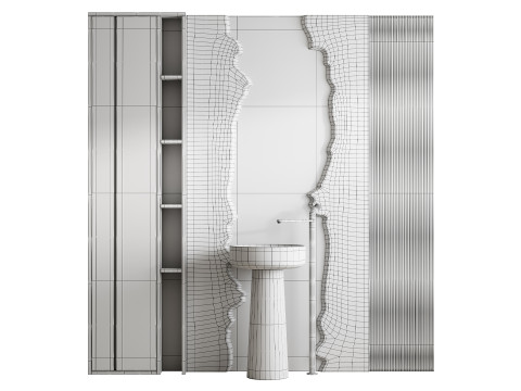 Меблі для ванної 38 3D Модель