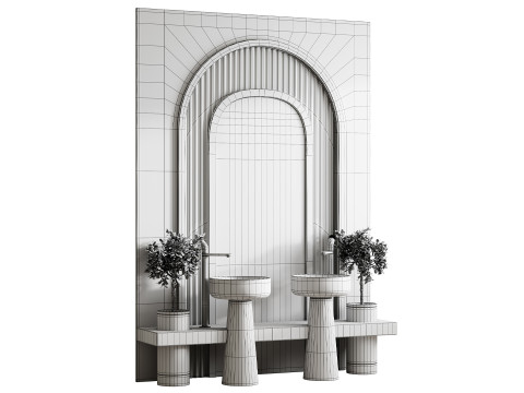 Badkamermeubels 39 3D Model