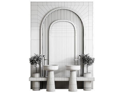 Badkamermeubels 39 3D Model