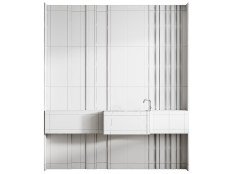 Badkamermeubels 41 3D Model