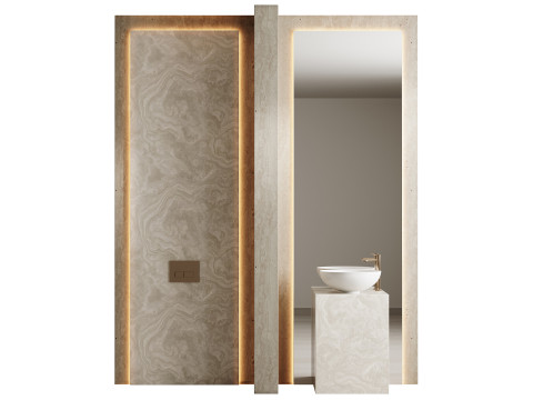 Меблі для ванної 42 3D Модель