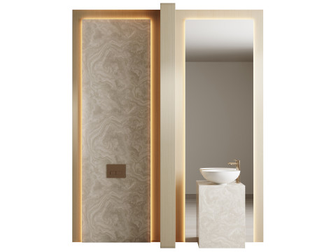 Меблі для ванної 42 3D Модель