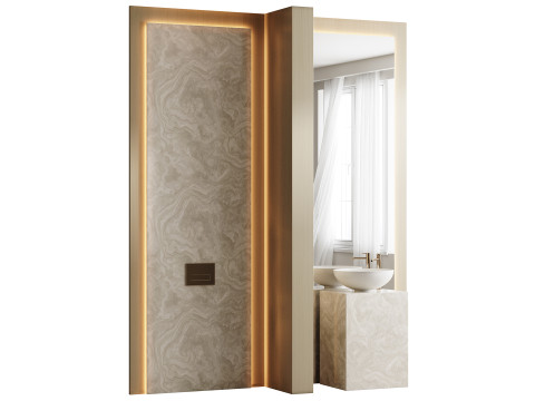 Меблі для ванної 42 3D Модель