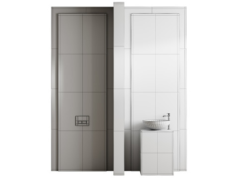 Меблі для ванної 42 3D Модель