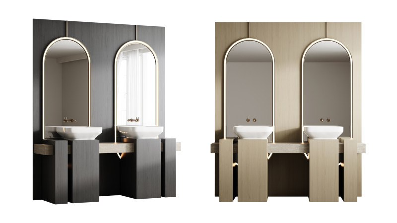 Мебель для ванной 43 3D Модель .c4d .max .obj .3ds .fbx .stl .blend