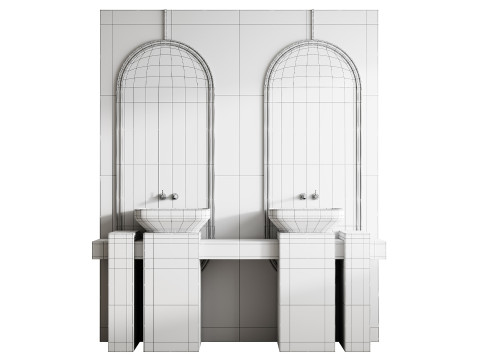 Мебель для ванной 43 3D Модель