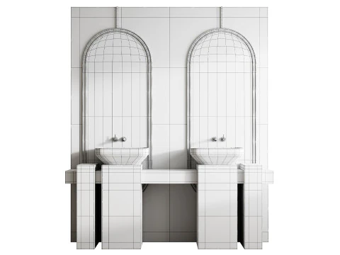 Bathroom furniture 43 3D Model