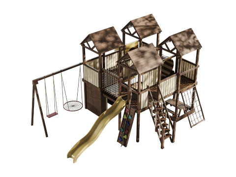 Zona 4 gigante per bambini Modello 3D