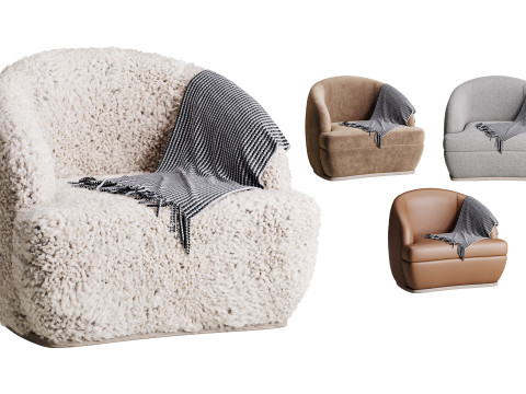 सैंडी स्विवेल चेयर 3D मॉडल