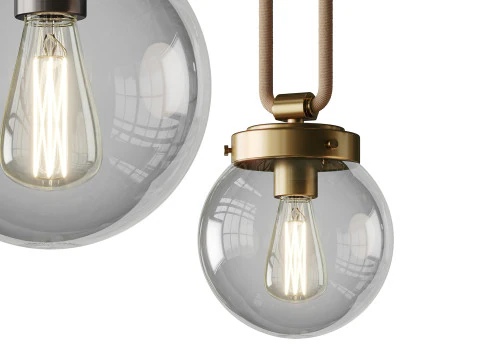 コースタルコテージロープグローブ燭台 3Dモデル