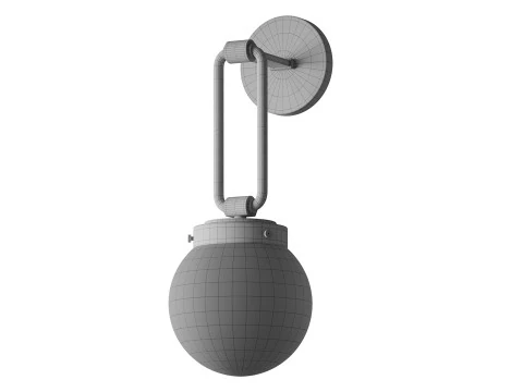 コースタルコテージロープグローブ燭台 3Dモデル