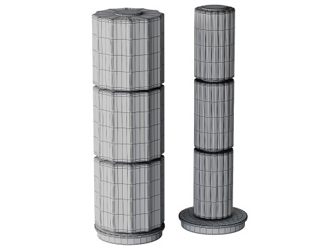 PODŁOGA KOLUMNY Model 3D