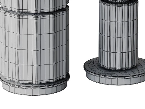 COLUMN FLOOR 3D Model