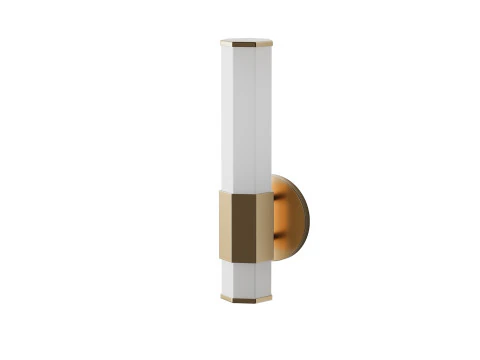 Contemporary Hexagon LED Bath Sconce 3D Model