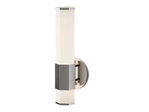 Contemporary Hexagon LED Bath Sconce 3D Model