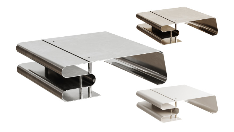 Kumul masaları ve sehpalar 3D Model .c4d .max .obj .3ds .fbx .stl .blend