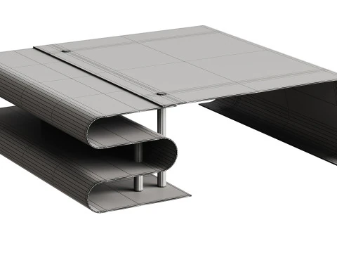 Dune tables and coffee tables 3D Model