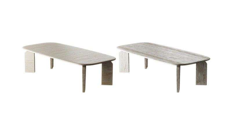 Giotto Rectangular Table by Exteta 3D Model .c4d .max .obj .3ds .fbx .stl .blend 