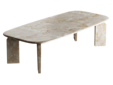 Giotto Rectangular Table by Exteta 3D Model