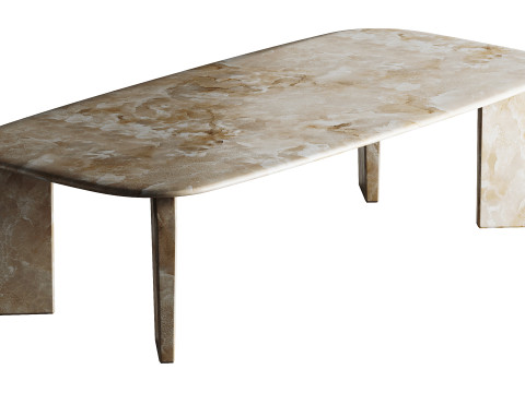 Exteta'dan Giotto Dikd&ouml;rtgen Masa 3D Model