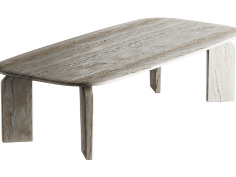 Exteta'dan Giotto Dikd&ouml;rtgen Masa 3D Model