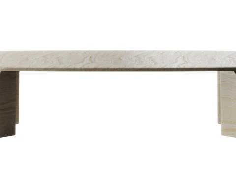 Giotto Rectangular Table by Exteta 3D Model