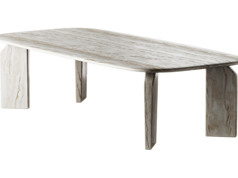 Exteta'dan Giotto Dikd&ouml;rtgen Masa 3D Model