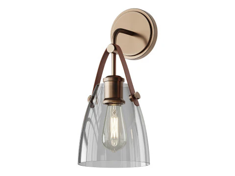 Glass and Leather 3D Model
