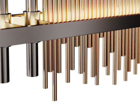 Grande suspension LED Gossamer Modèle 3D