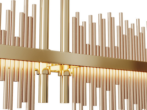 Grande suspension LED Gossamer Modèle 3D