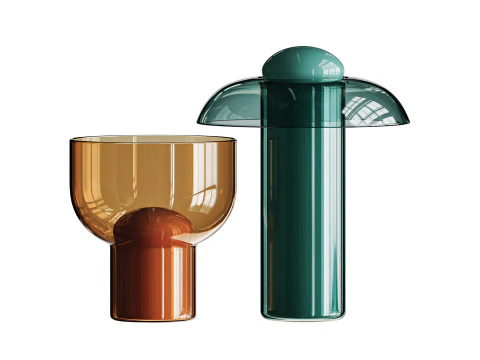 Haru And So Rakumba tafellamp 3D Model