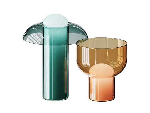 Haru And So Rakumba Table Lamp 3D Model