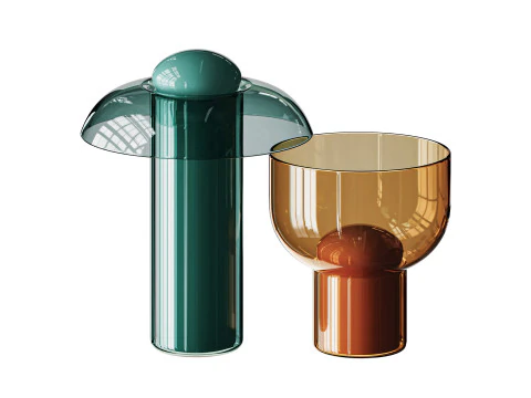 Haru And So Rakumba Table Lamp 3D Model