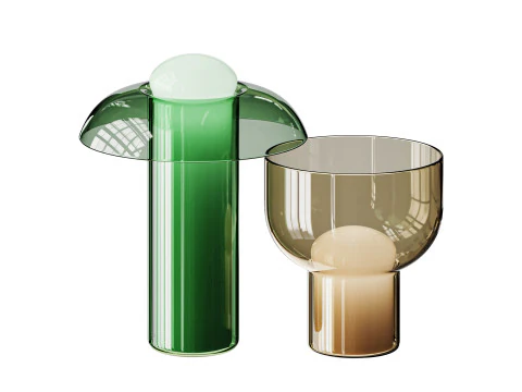 Haru And So Rakumba Table Lamp 3D Model
