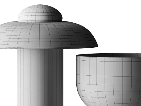 Haru And So Rakumba Table Lamp 3D Model