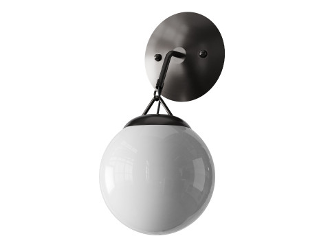 Applique Globe Accroch&eacute;e Modèle 3D