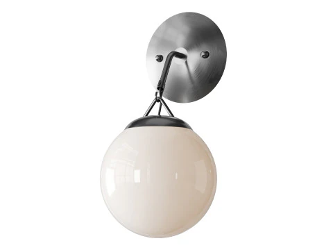Hooked Globe Sconce 3D Model