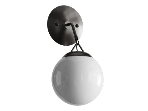 Hooked Globe Sconce 3D Model