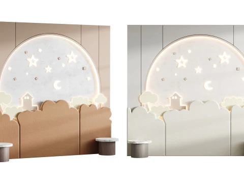 Pannello murale per bambini 3 Modello 3D