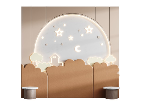 Panneau mural pour enfants 3 Modèle 3D