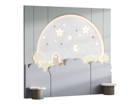 Panneau mural pour enfants 3 Modèle 3D