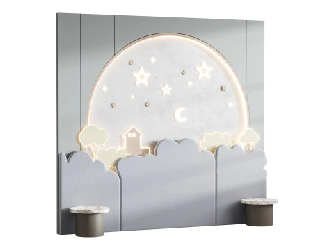 Kids Wall Panel 3 3D Model