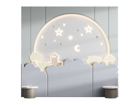 Panneau mural pour enfants 3 Modèle 3D