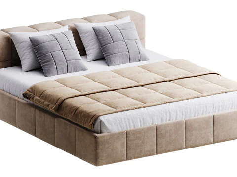 スクエアリングバッソベッド 3Dモデル