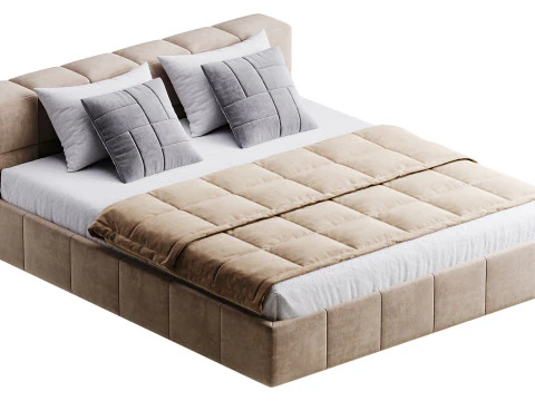 スクエアリングバッソベッド 3Dモデル